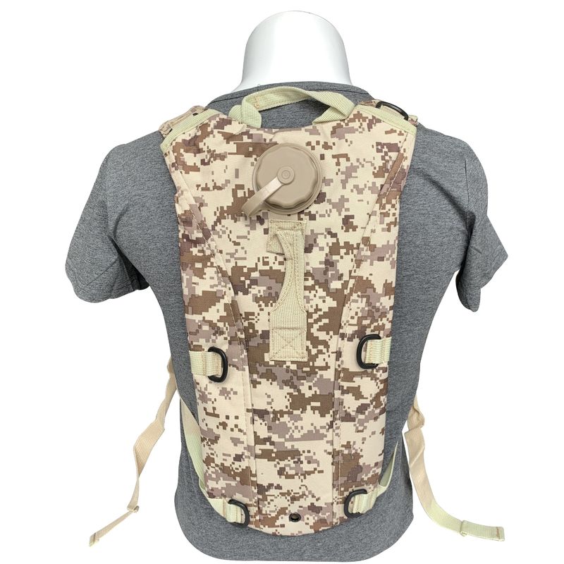Mochila para el exterior multicolor con botella de agua para entrenamiento multifunción
