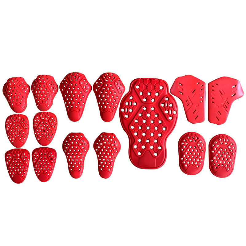 Protectores lumbares de espalda, almohadillas de motocicleta para protección profesional y material de PU