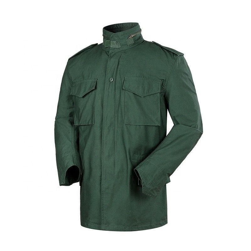 Acceptable OEM/ODM Poliéster/Baño chaqueta masculina verde oliva M65 para actividades al aire libre XS-XXL