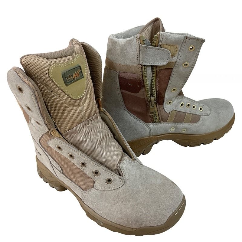 Mejora tu estilo de invierno con botas resistentes al agua botas de entrenamiento negras marrones del desierto para hombres