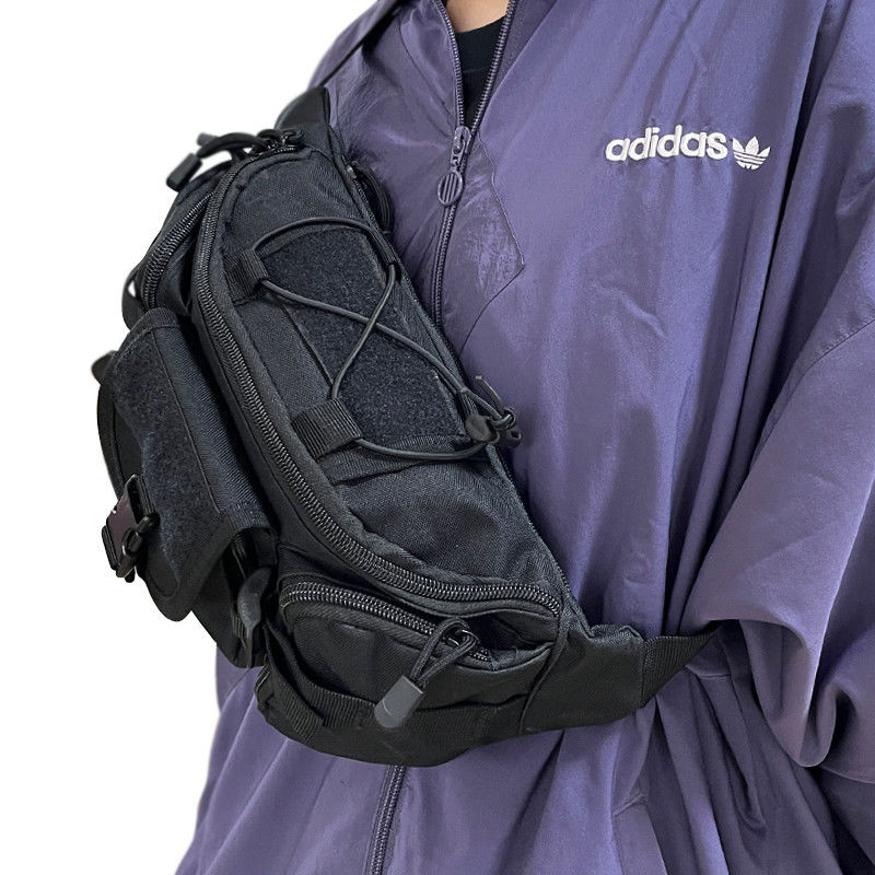 Bolso de cintura multifunción Softback de color negro personalizado para una capacidad inferior a 21 litros