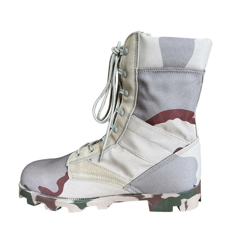 Botas verdes de desierto y botas de selva masculinas con cremallera con suela media de cuero genuino