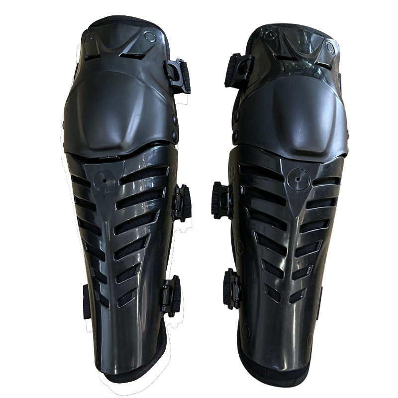 Protector de rodilla negro para motocicleta Cuatro piezas perfecto para actividades al aire libre