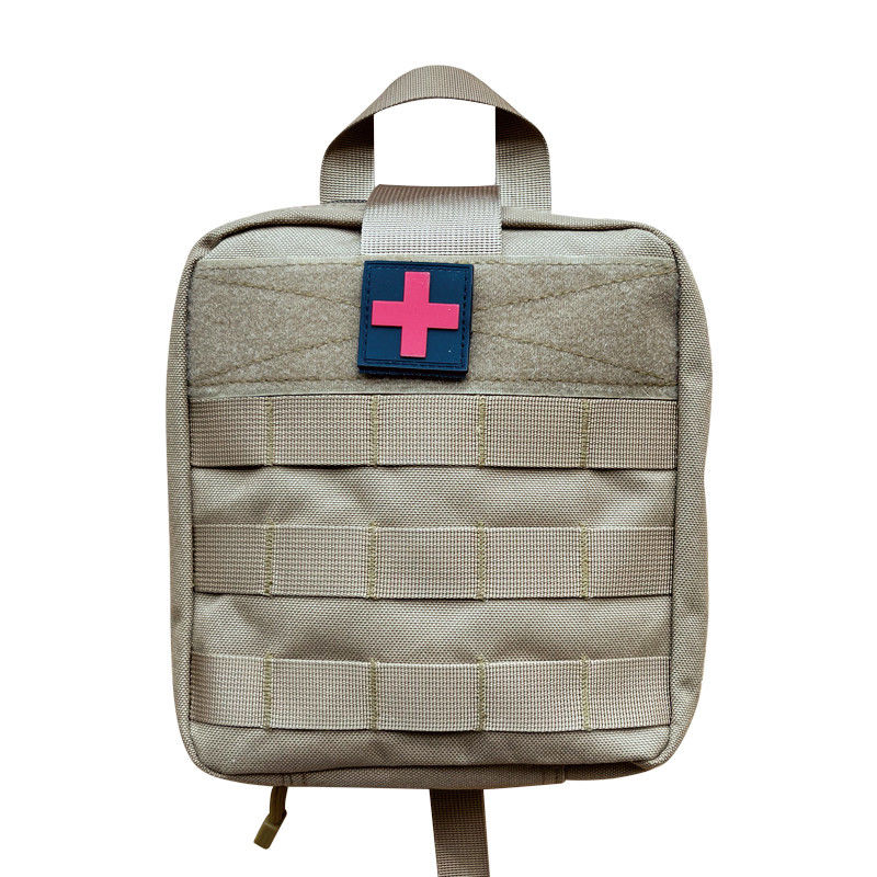Bolsa de almacenamiento de cajas de primeros auxilios de color kaki para medicamentos de capacidad inferior a 21 litros