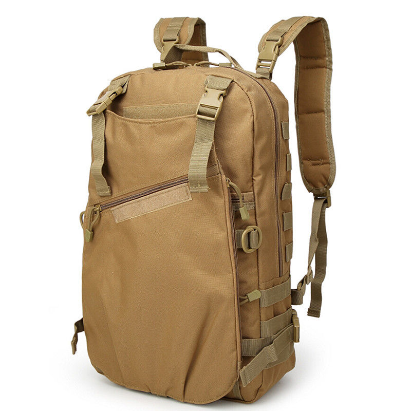 Mochila especial para viajes al aire libre con hombro de gran capacidad para senderismo y ciclismo en khaki