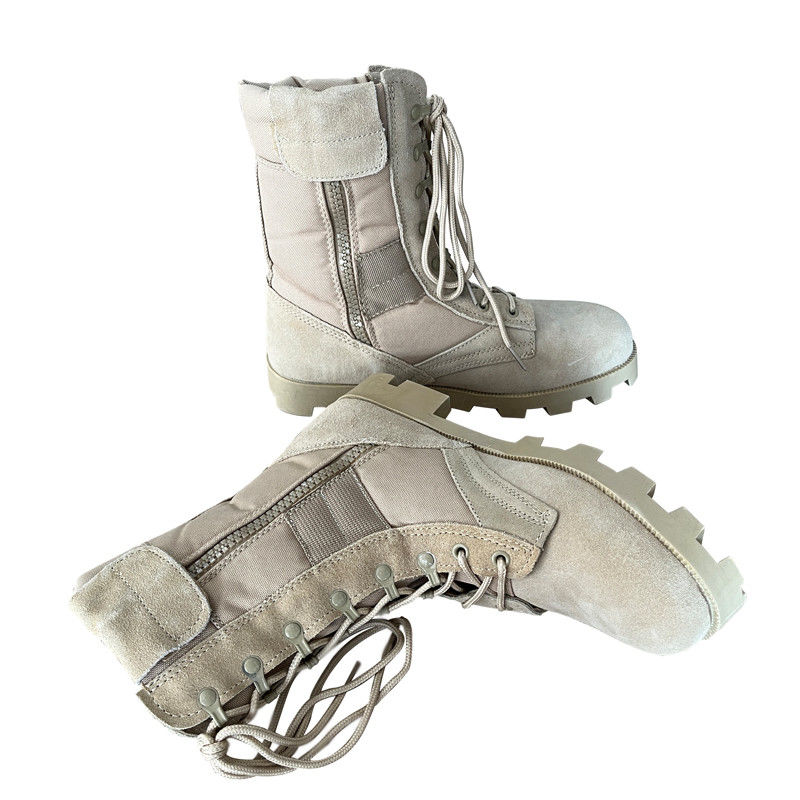 36-47 Botas de seguridad de piel de camiseta con tapa dura y suela de goma aplastante