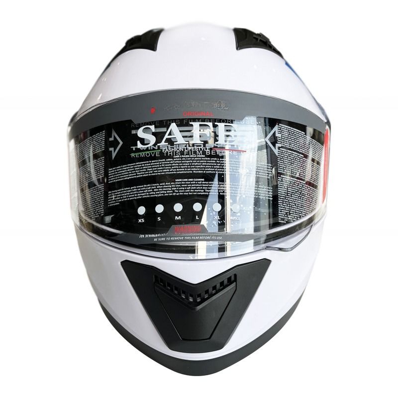 Temporada de invierno CE Full Face PC Shield ABS Casco para motociclistas Otro tipo de patrón