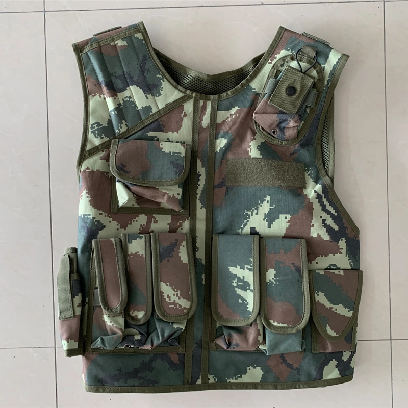 MTV15 Camuflaje Negro Kevlar ligero Ocultado chaleco antibalas militar táctico 0