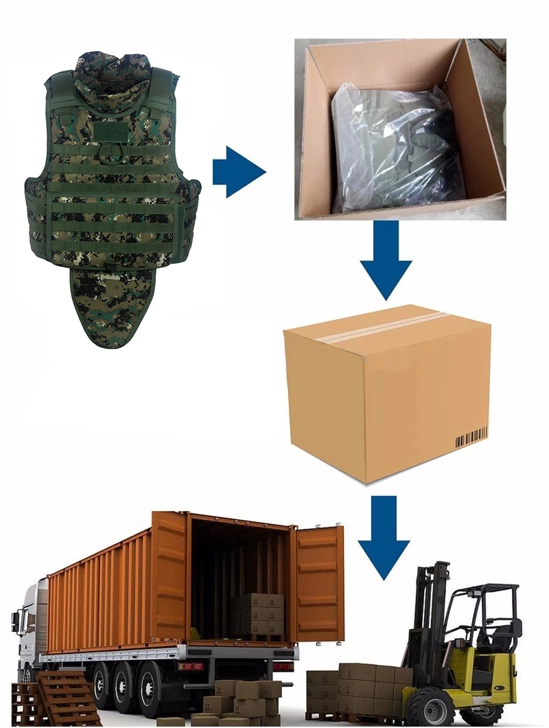 Vestido antibalas/vestido balístico de alta protección con sistema de liberación rápida FDY18 9